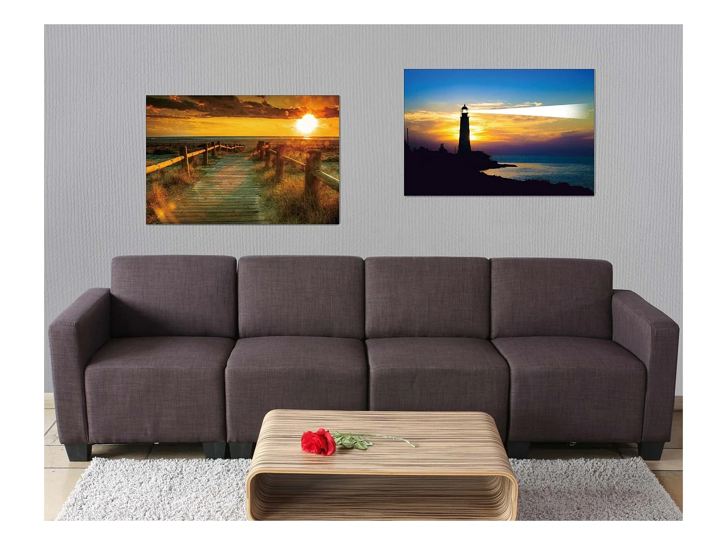 Toile de décoration murale 40 x 1.8 x 60 cm DEC04017