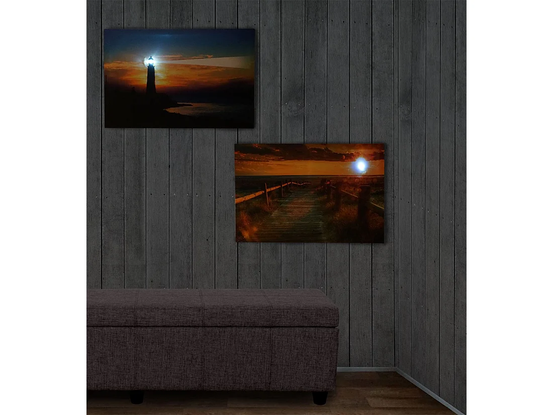 Toile de décoration murale 40 x 1.8 x 60 cm DEC04017