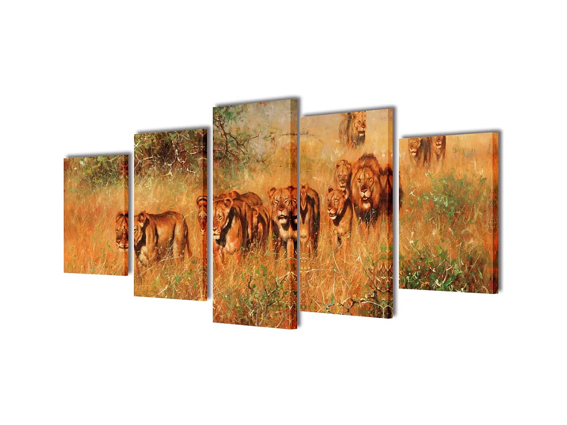 Toile de décoration murale 100 x 100 x 50 cm DEC02034