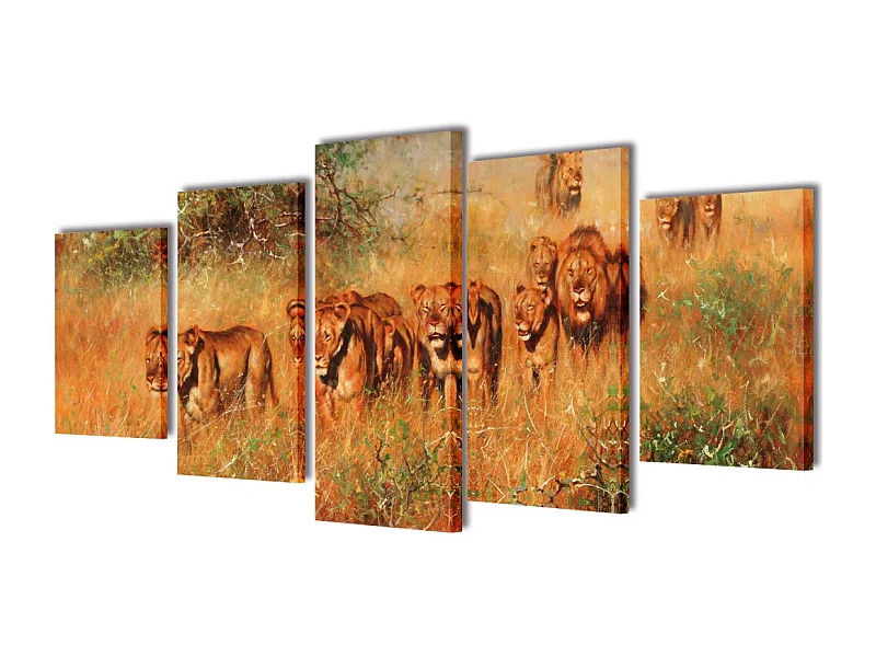 Toile de décoration murale 100 x 100 x 50 cm DEC02034