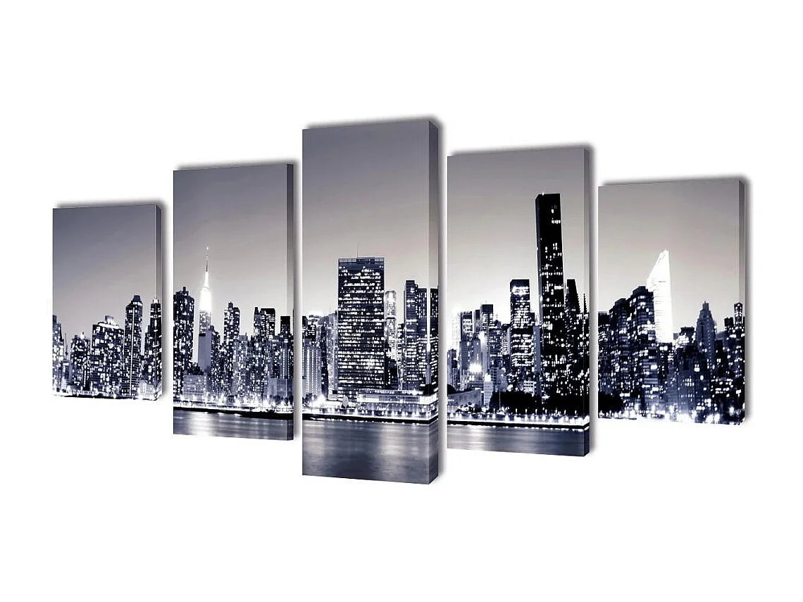 Set de 5 toiles 100 x 1.8 x 50 cm DEC022920