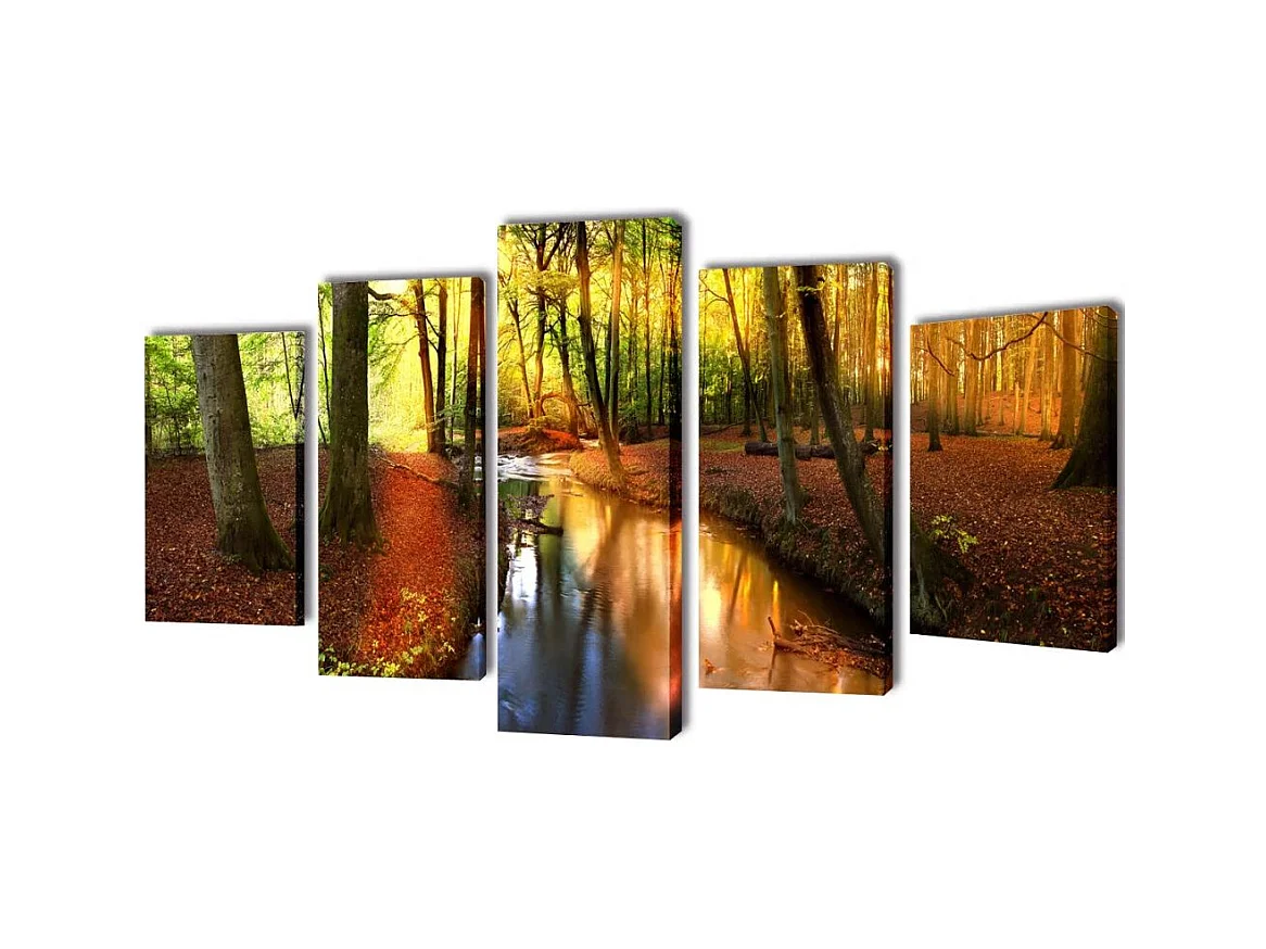 Set de toiles murales 200 x 1.8 x 100 cm DEC022951
