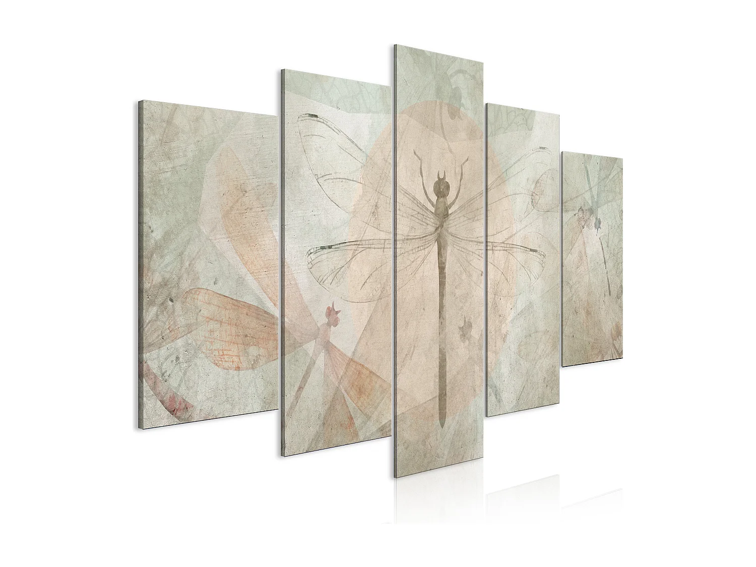 Tableau toile de décoration bois marron 200 x 200 x 100 cm 11_0015345