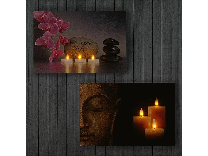 Toile de décoration murale 40 x 1.8 x 60 cm DEC04016