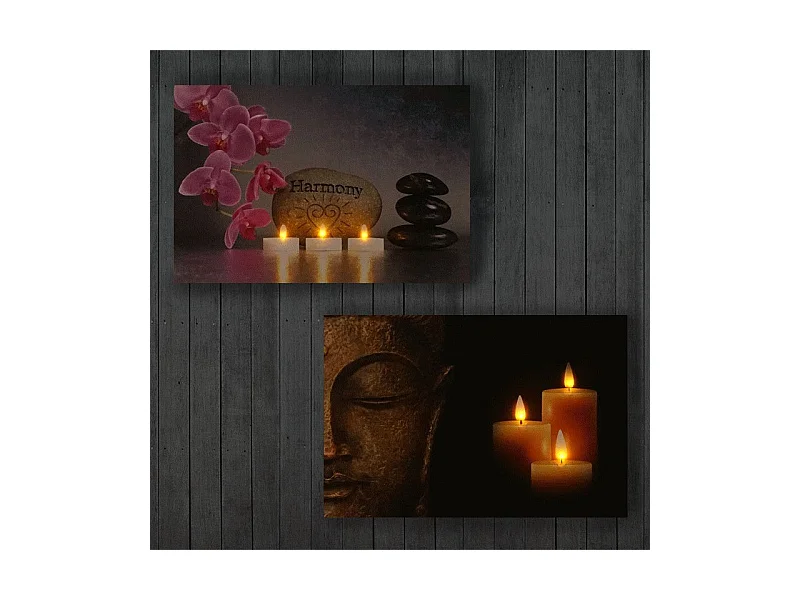 Toile de décoration murale 40 x 1.8 x 60 cm DEC04016