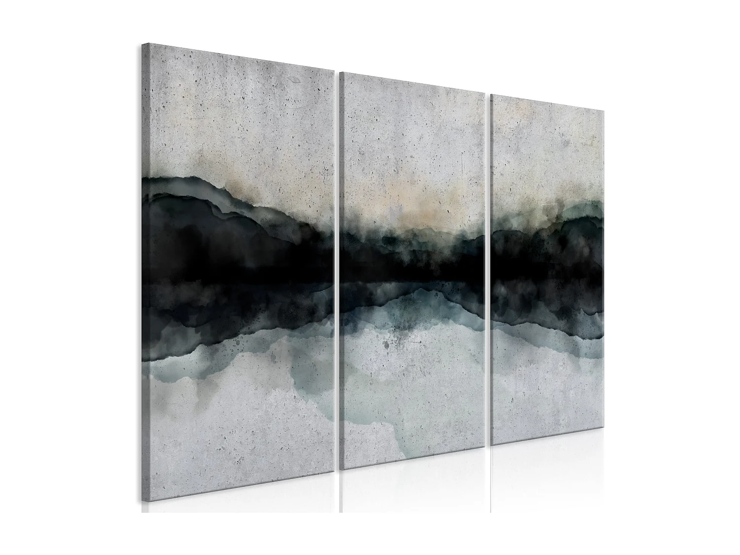 Tableau toile de décoration bois marron 120 x 80 x 80 cm 11_0013542