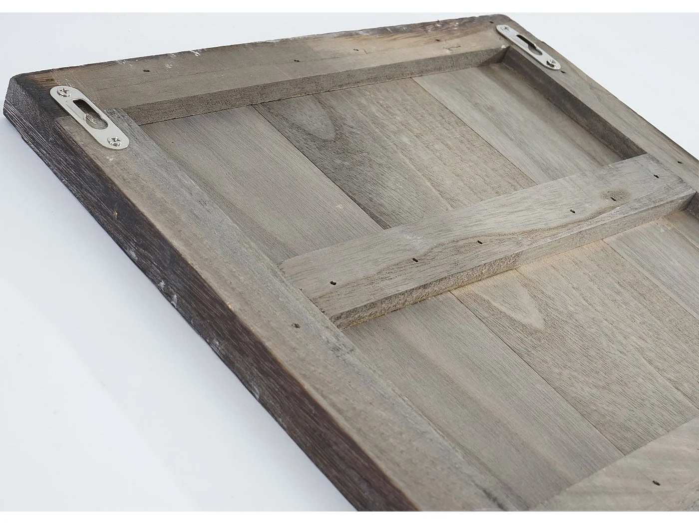 Panneau déco cadre mural bois marron 30 x 2 x 40 cm DEC04058