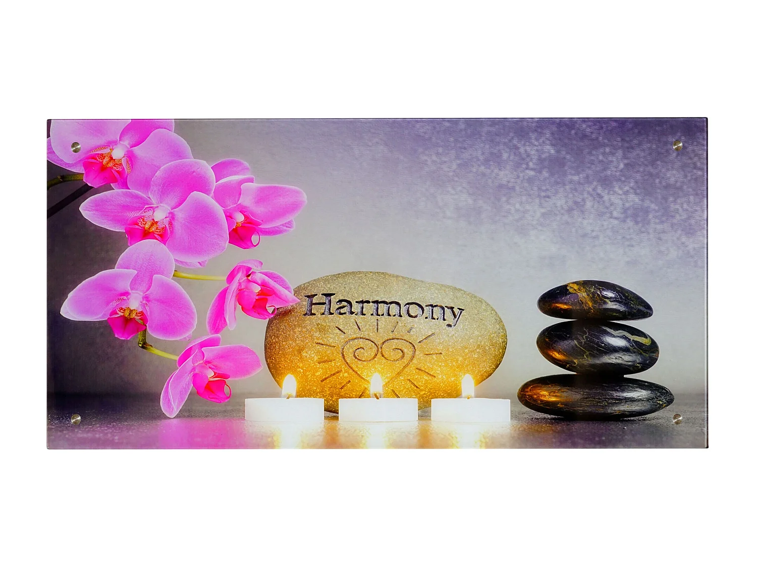 Tableau sur verre décoration verre 100 x 100 x 50 cm DEC04022