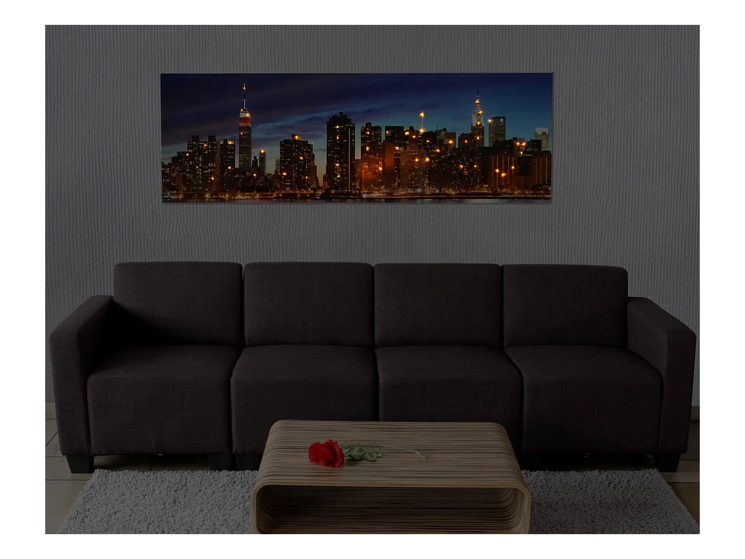 Tableau LED sur toile 120 x 2.5 x 40 cm 04_0003567