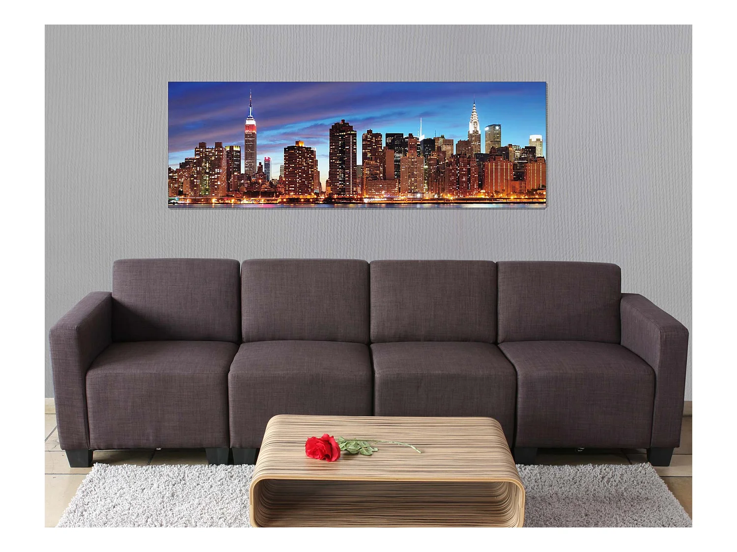 Tableau LED sur toile 120 x 2.5 x 40 cm 04_0003567