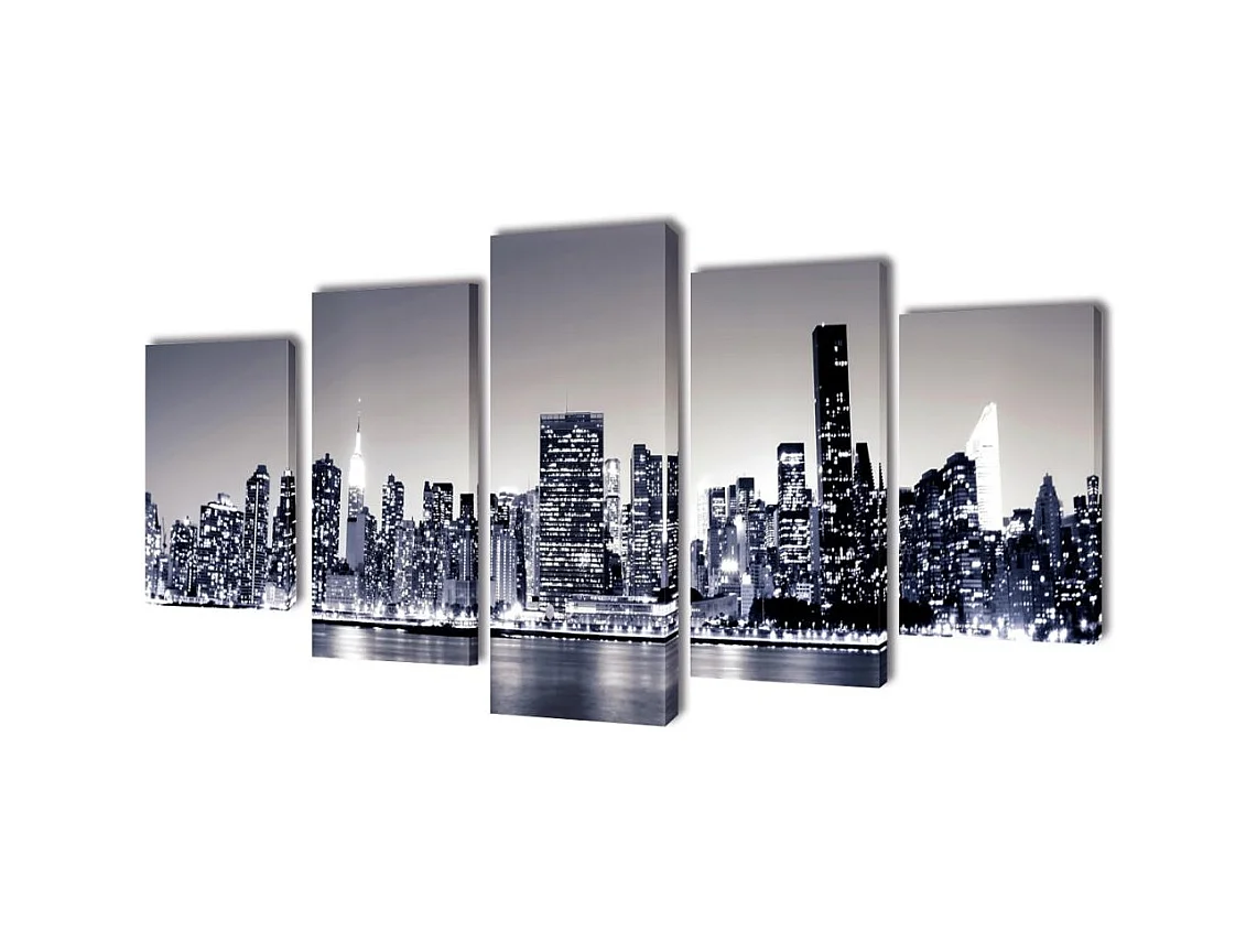 Set de 5 toiles 200 x 1.8 x 100 cm DEC022921