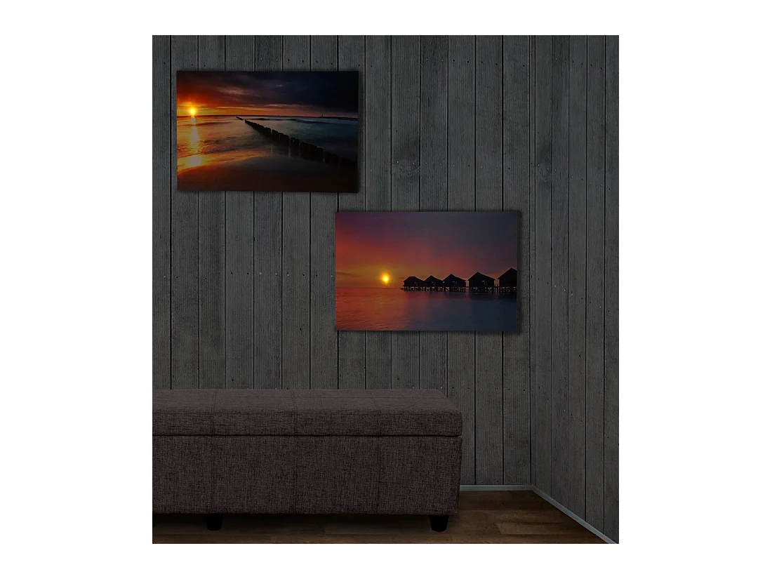 Toile de décoration murale 40 x 1.8 x 60 cm DEC04018