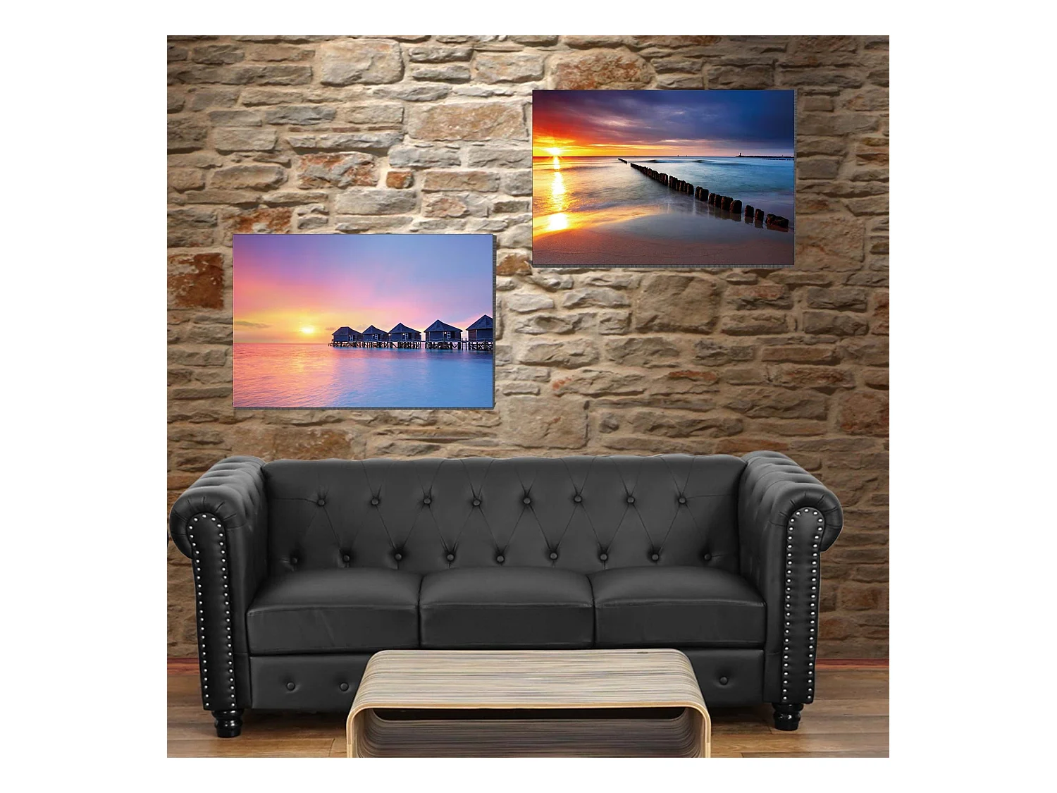 Toile de décoration murale 40 x 1.8 x 60 cm DEC04018