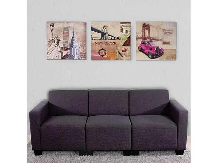 Toile de décoration murale 50 x 2.4 x 50 cm DEC04049