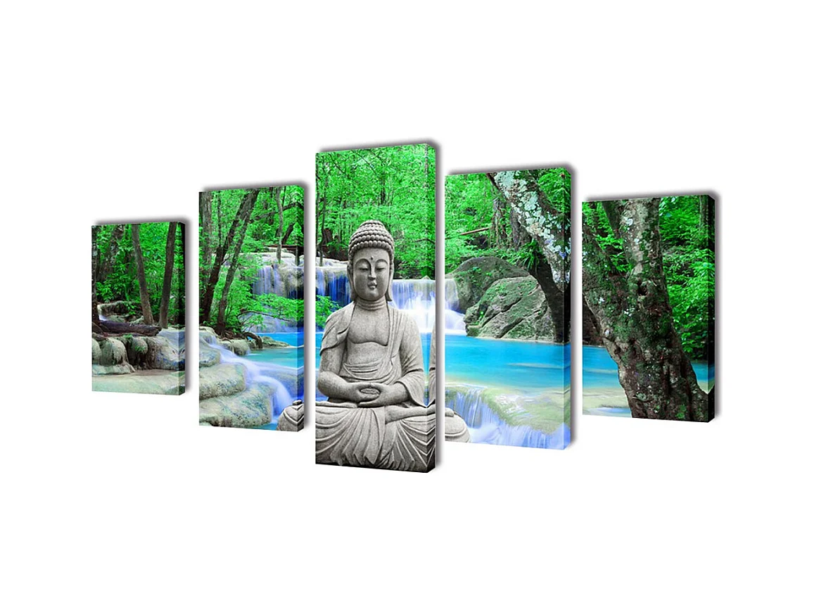 Toile de décoration murale 200 x 200 x 100 cm DEC02024