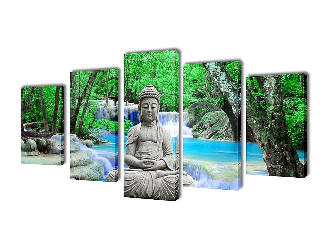 Toile de décoration murale 200 x 200 x 100 cm DEC02024