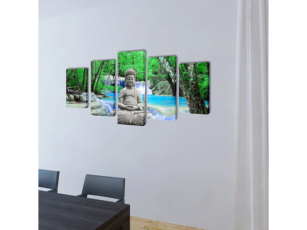 Toile de décoration murale 200 x 200 x 100 cm DEC02024