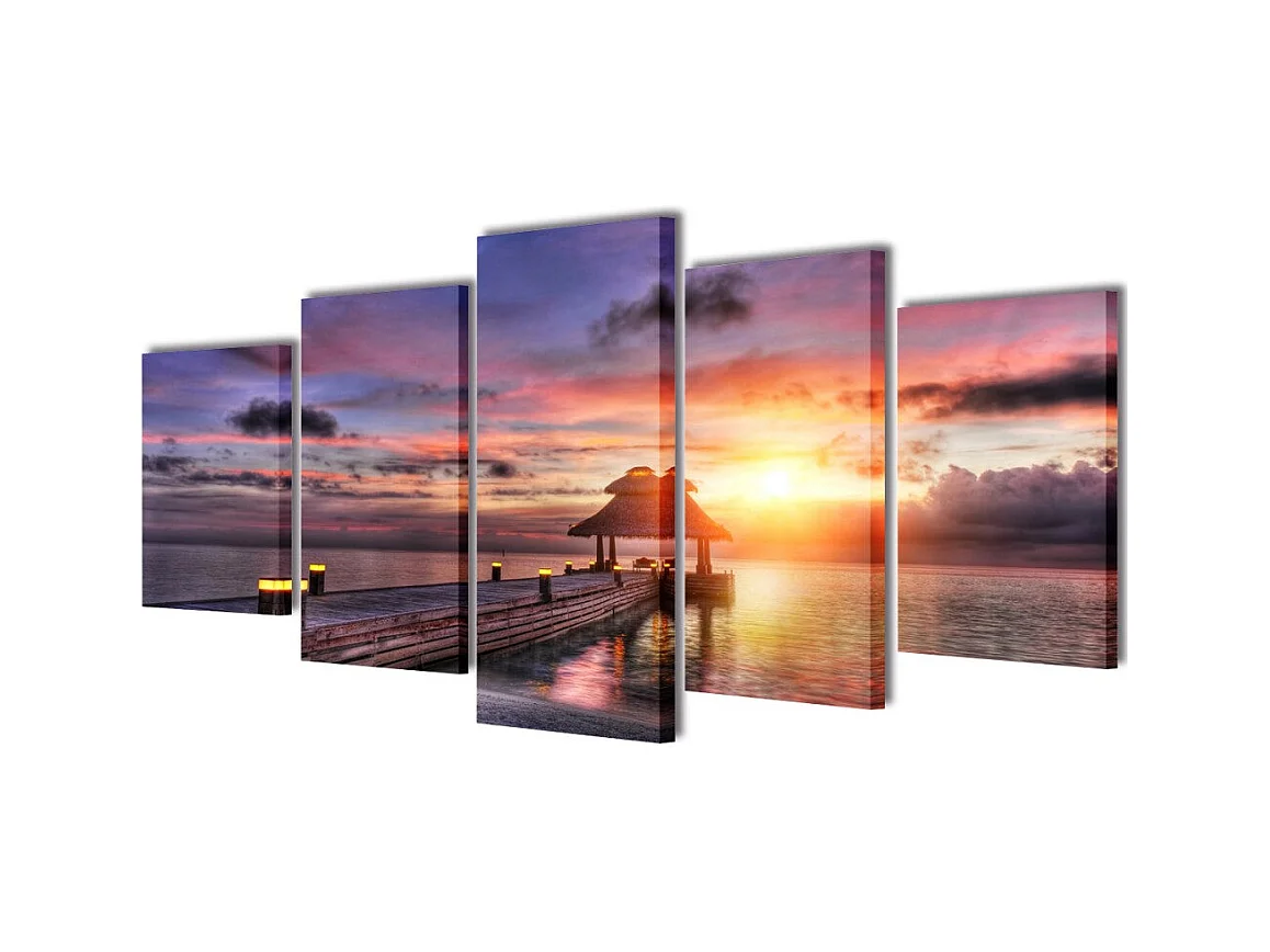 Toile de décoration murale 200 x 200 x 100 cm DEC02036