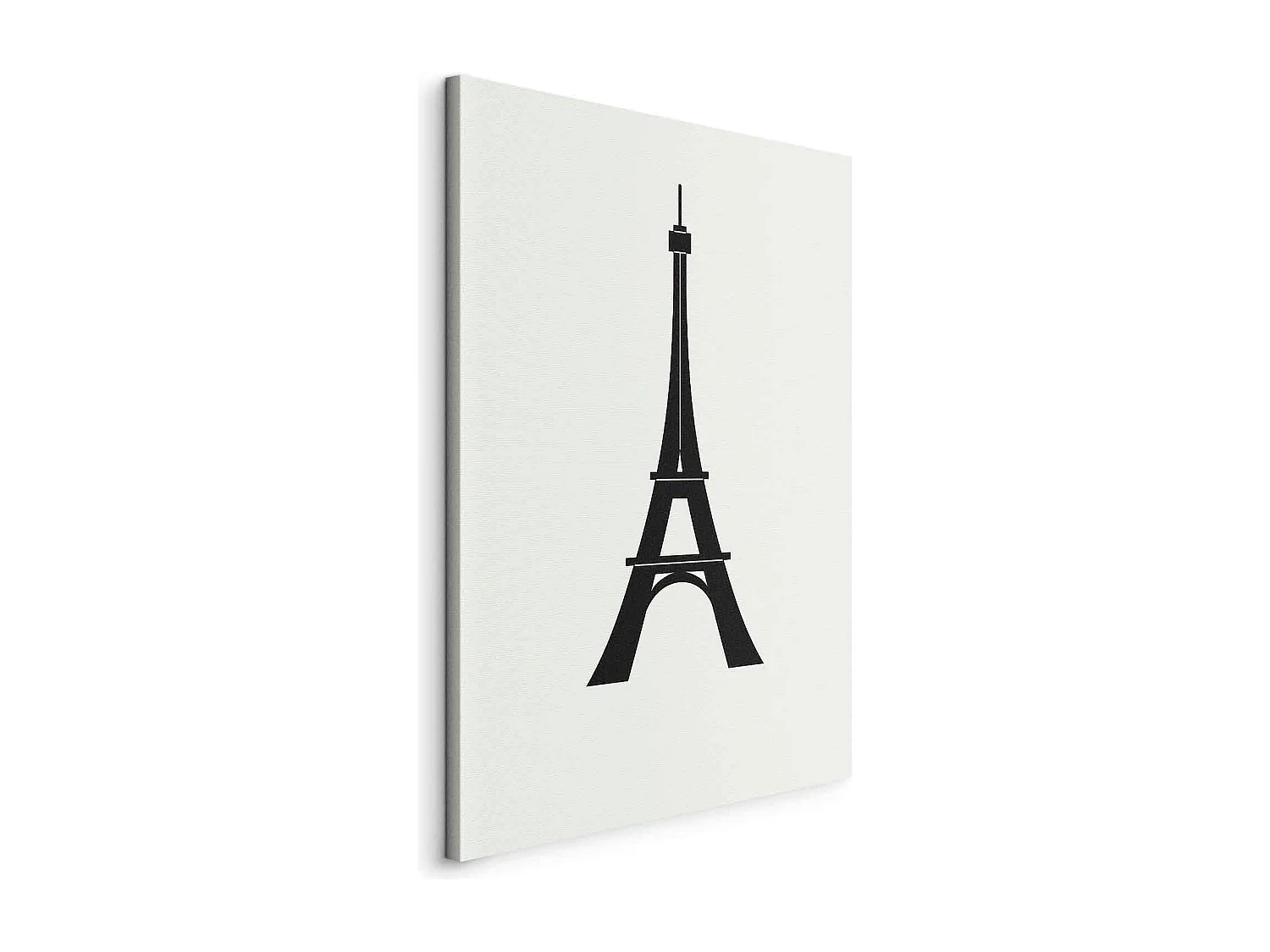 Tableau toile de décoration blanche 80 x 2 x 120 cm 11_0018364
