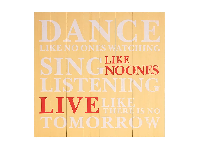 Panneau déco cadre mural bois marron 60 x 3 x 60 cm DEC04057