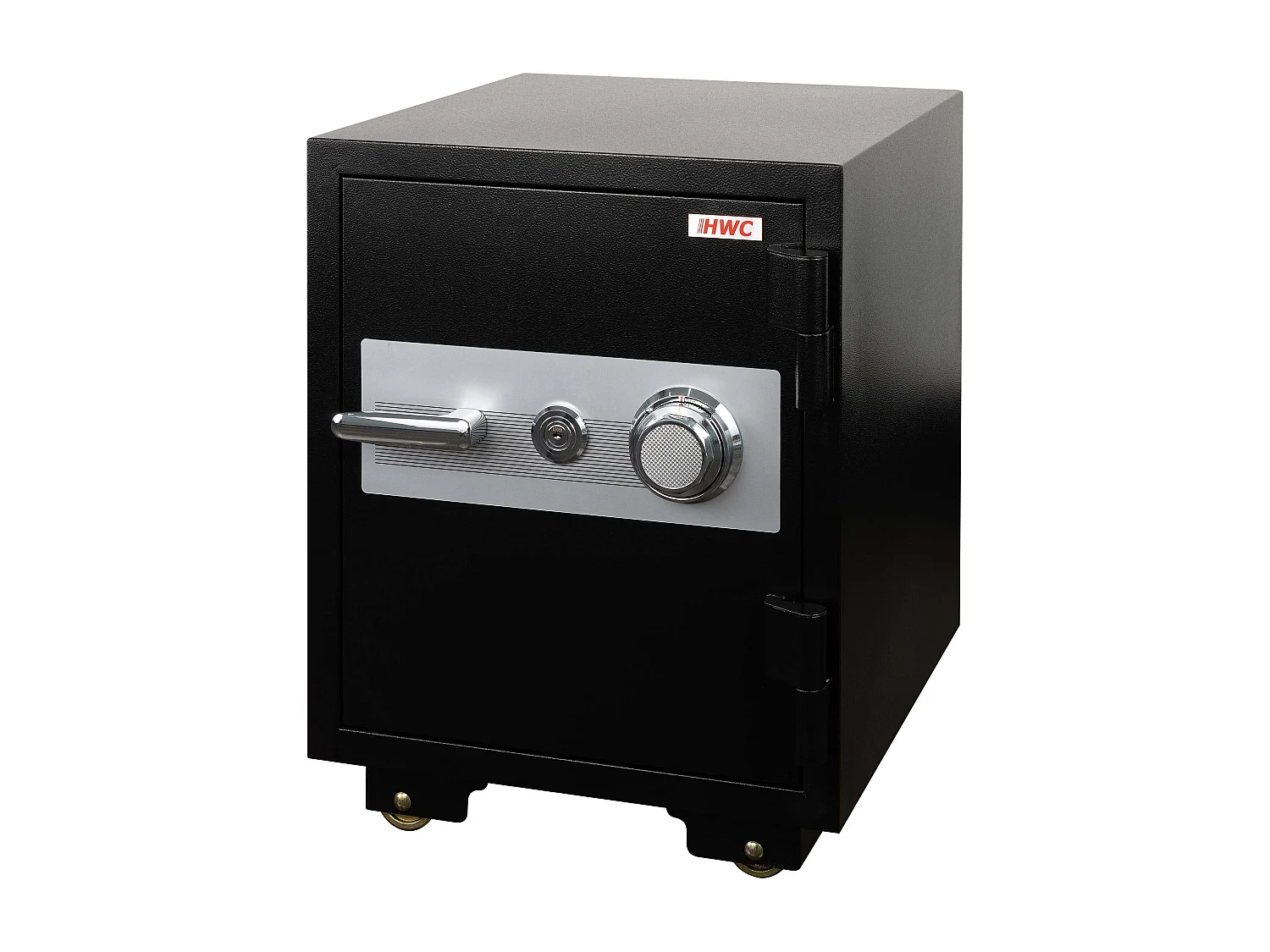 Coffre-fort ignifuge double sécurité métal argentée 55 x 51 x 62 cm 04_0006469