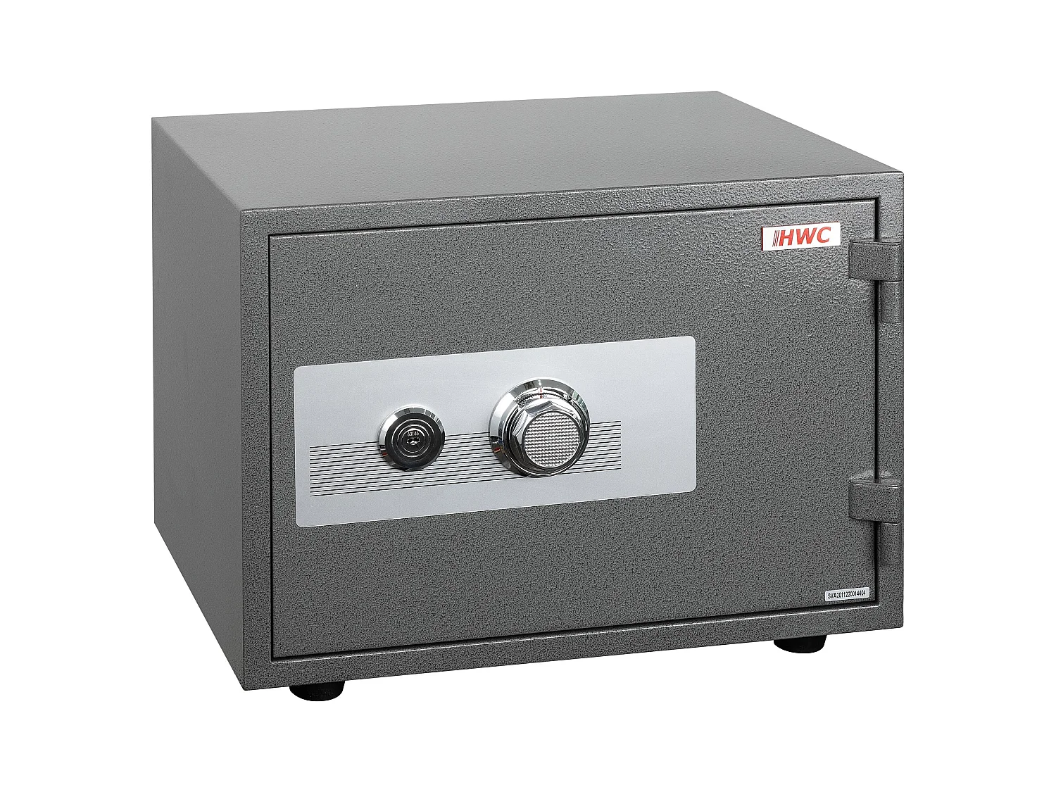 Coffre-fort ignifuge double sécurité métal grise 49 x 43 x 54 cm 04_0006462