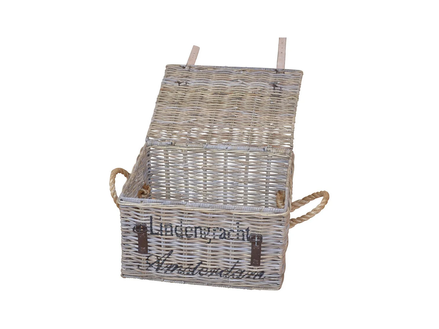 Coffre de rangement en grise 52 x 41 x 31 cm DEC05052