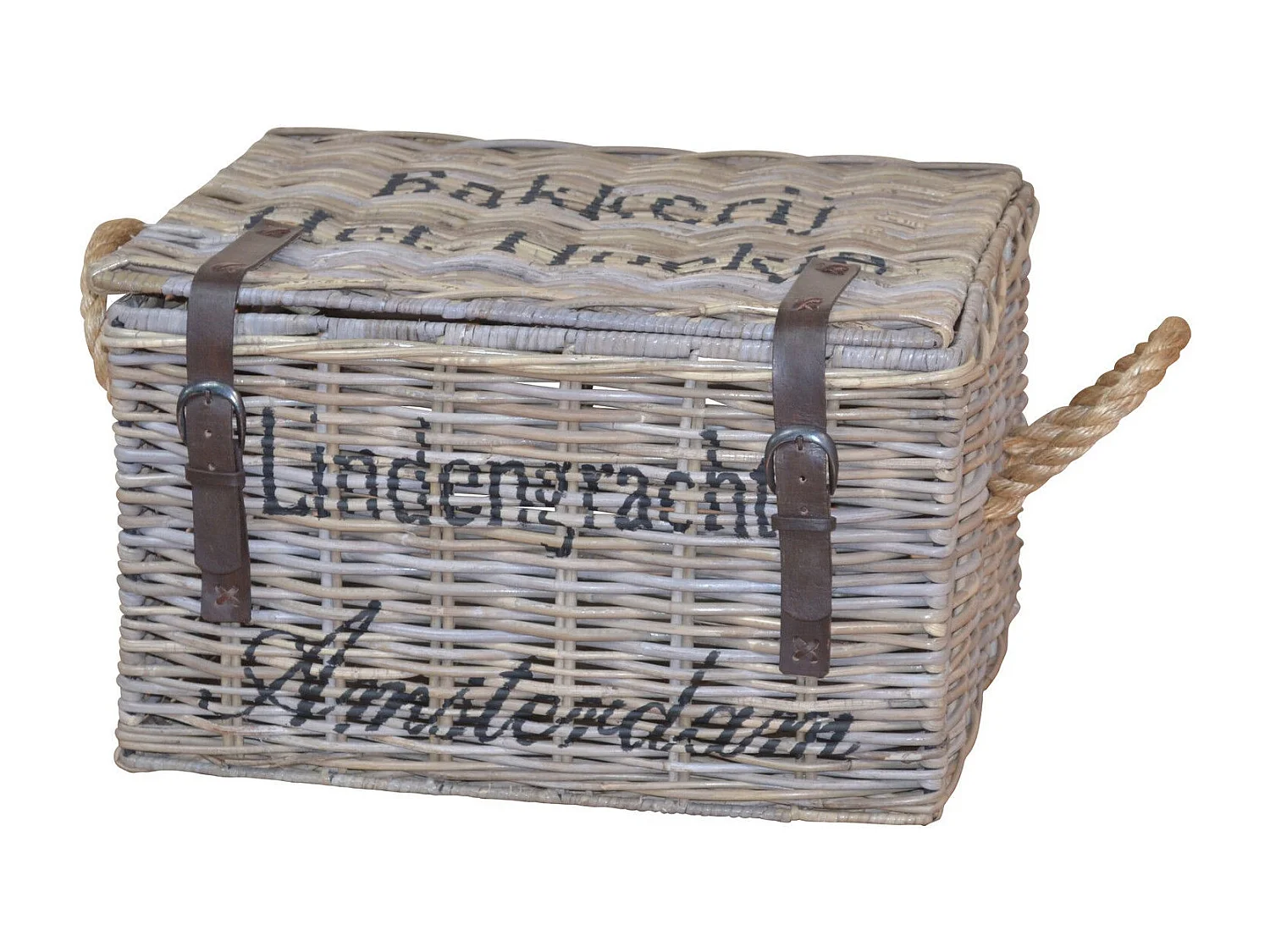 Coffre de rangement en grise 52 x 41 x 31 cm DEC05052