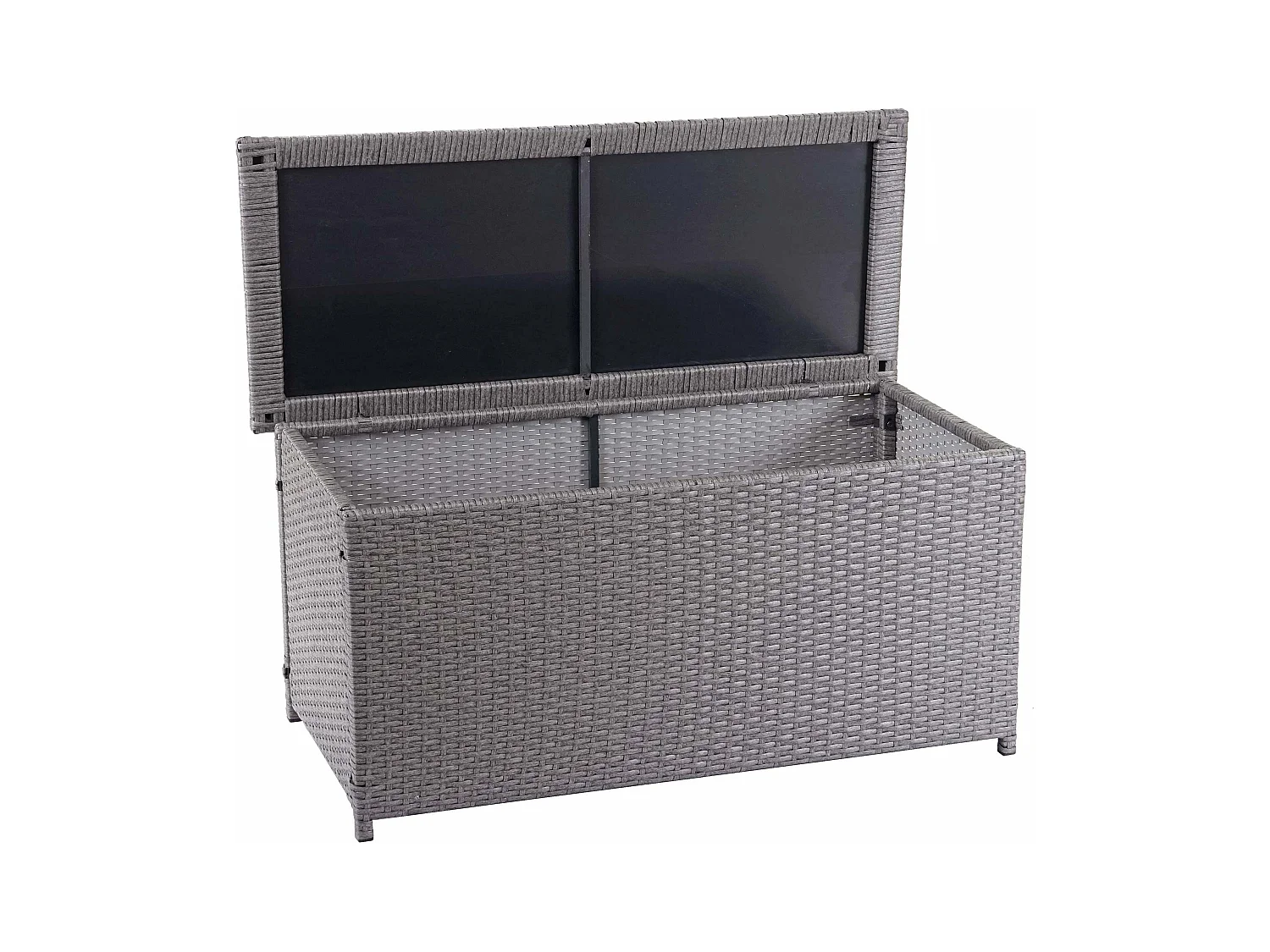 Coffre de rangement pour grise 129 x 48 x 52 cm 04_0001372