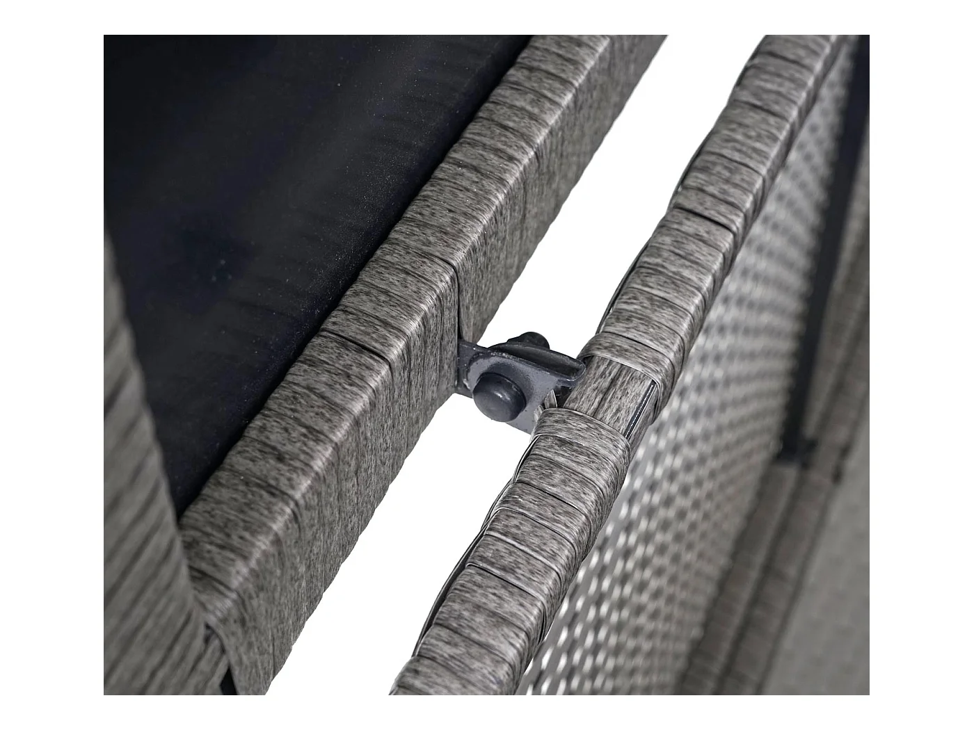 Coffre de rangement pour grise 129 x 48 x 52 cm 04_0001372