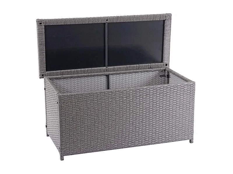 Coffre de rangement pour grise 129 x 48 x 52 cm 04_0001372