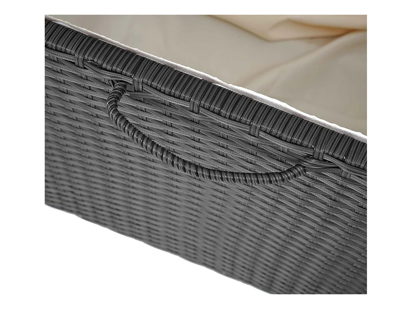 Coffre de rangement pour noire 135 x 52 x 63 cm 04_0002575