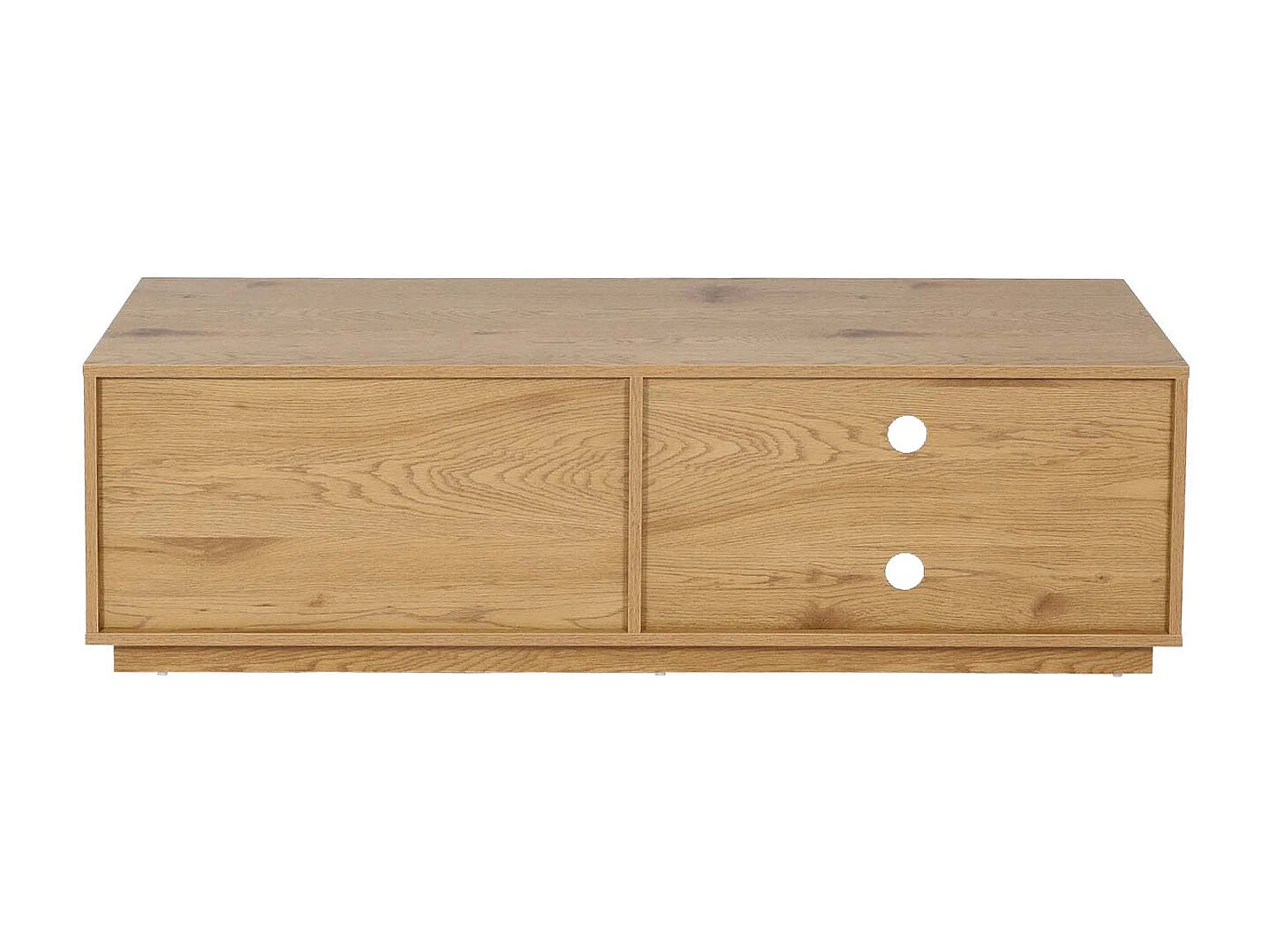 Meuble TV avec 2 effet bois beige 50 x 15 x 153 cm 04_0007850