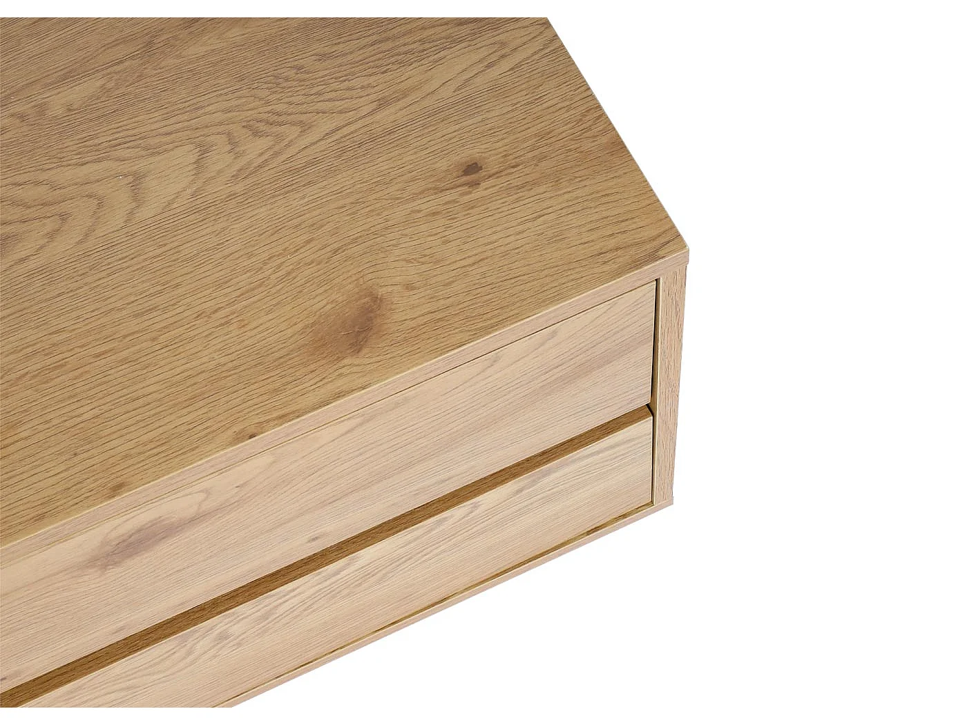 Meuble TV avec 2 effet bois beige 50 x 15 x 153 cm 04_0007850