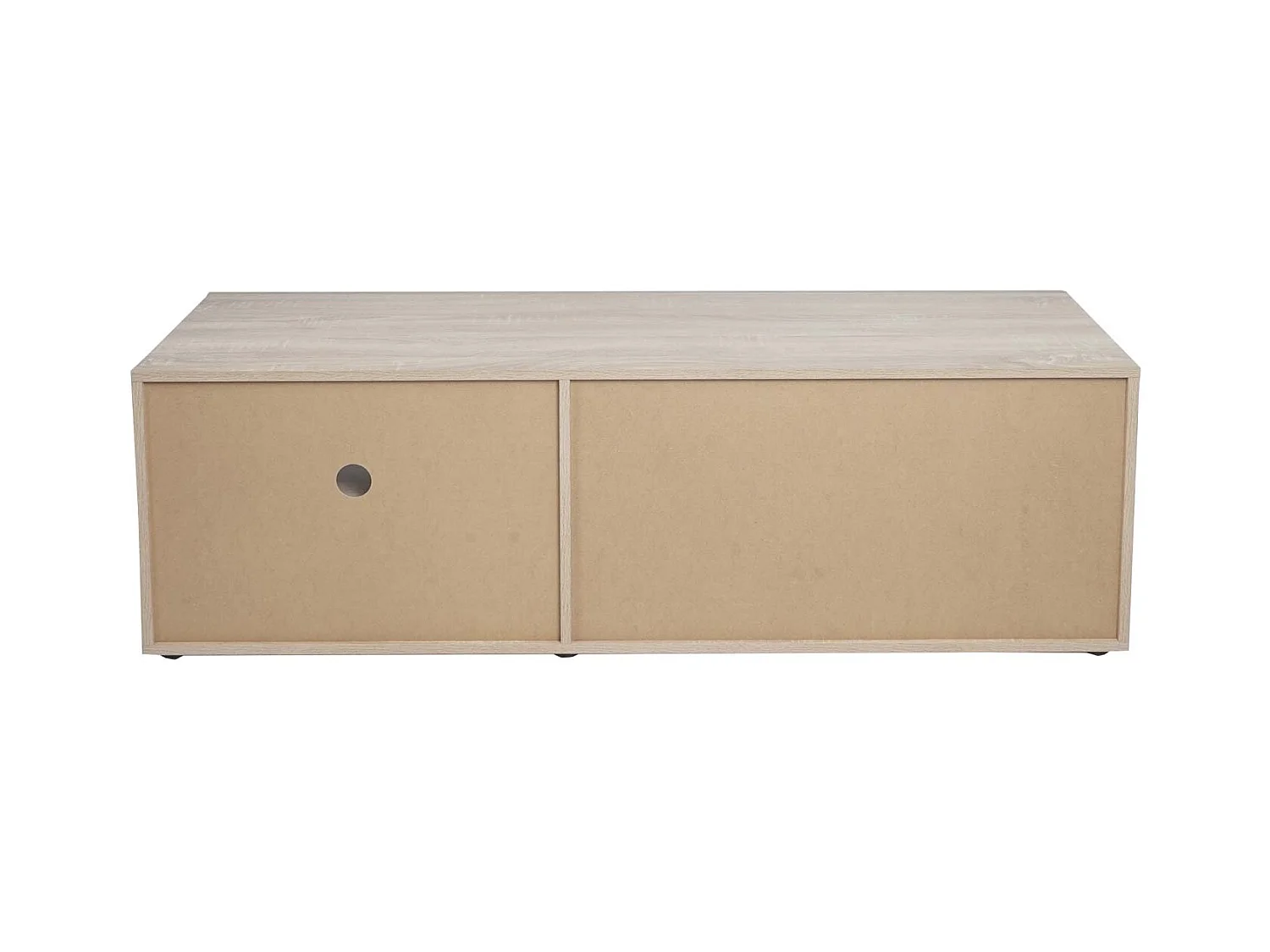 Meuble TV compartiment de effet bois beige 49 x 12 x 149 cm 04_0007853