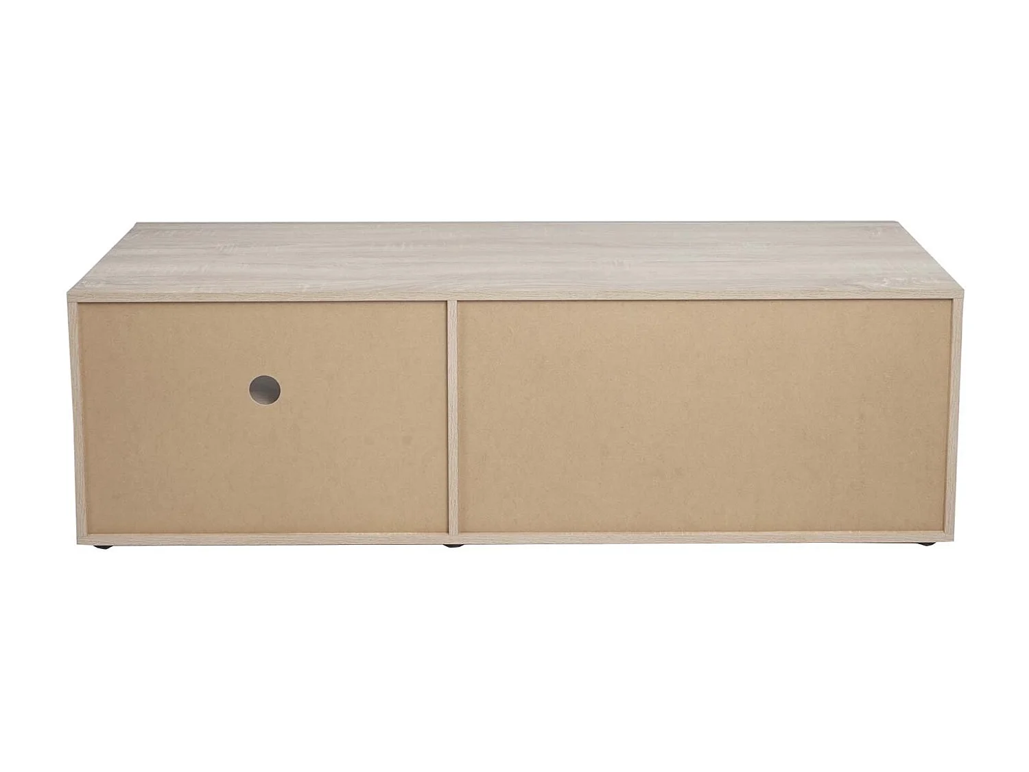 Meuble TV compartiment de effet bois beige 49 x 12 x 149 cm 04_0007853