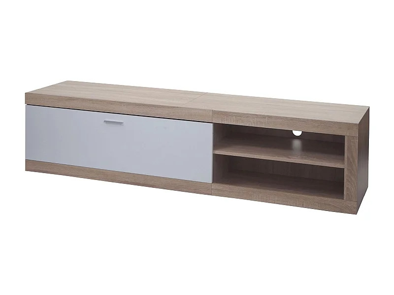 Meuble TV avec deux effet bois beige 180 x 41.5 x 43 cm 04_0007854