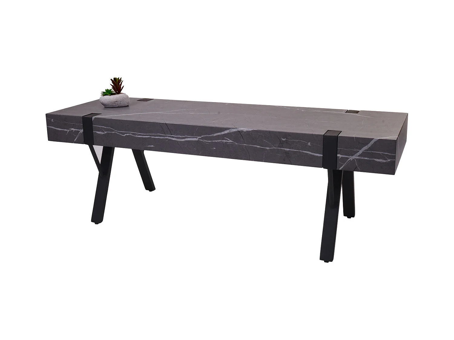 Meuble TV meuble de effet bois grise 51 x 17 x 130 cm 04_0007860