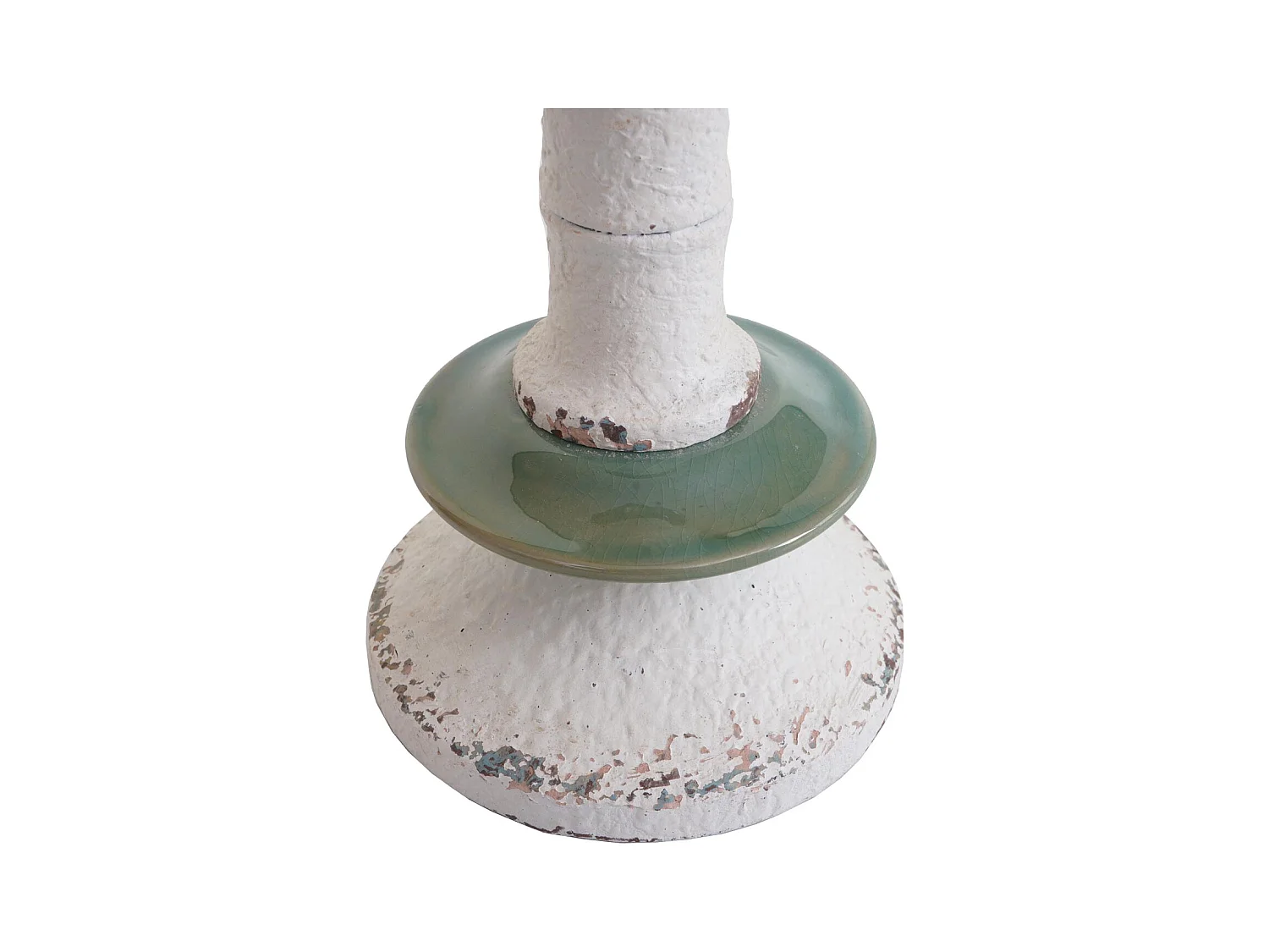 Lot de 2 bougeoirs métal argentée 37 x 19 x 45 cm 04_0007290