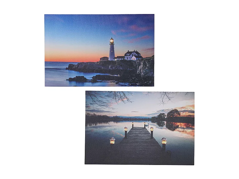 Lot de 2 tableaux 60 x 1.8 x 40 cm 04_0000453