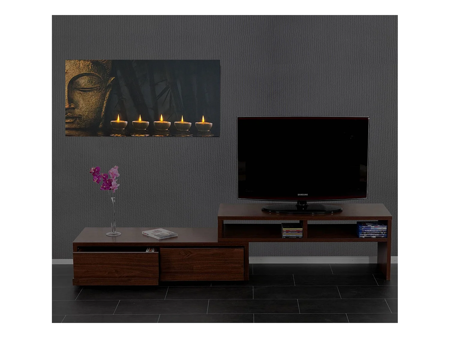 Tableau image LED sur 110 x 2.5 x 55 cm 04_0003568