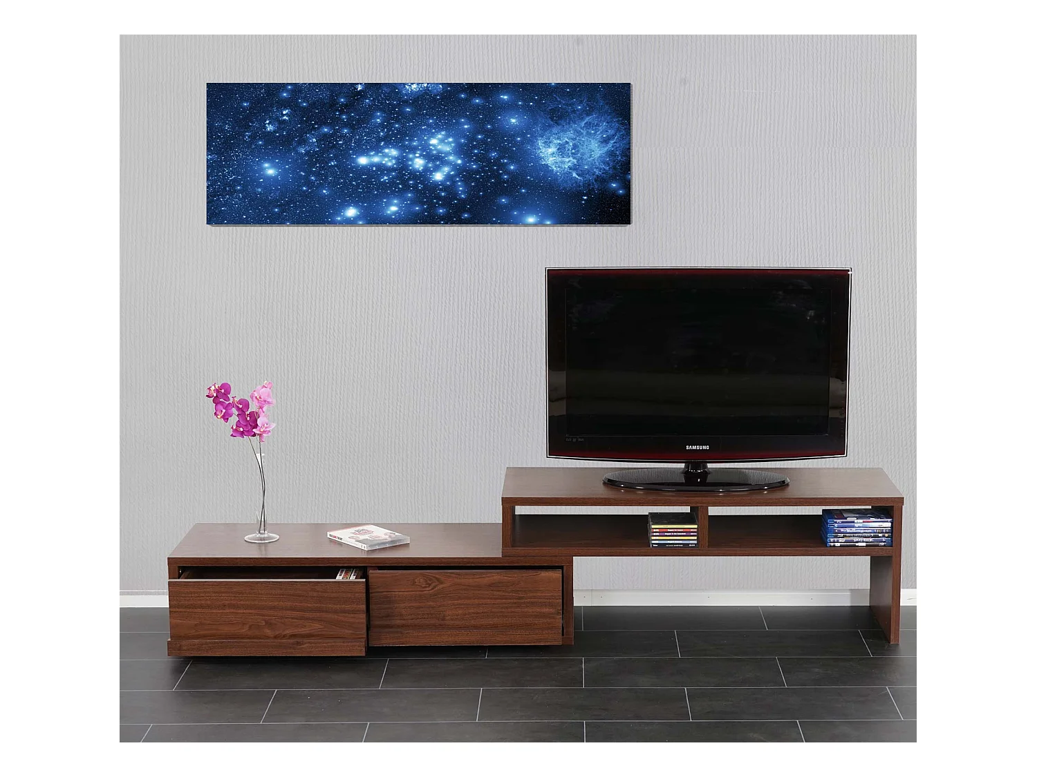 Tableau LED sur toile 120 x 2.5 x 40 cm 04_0003574