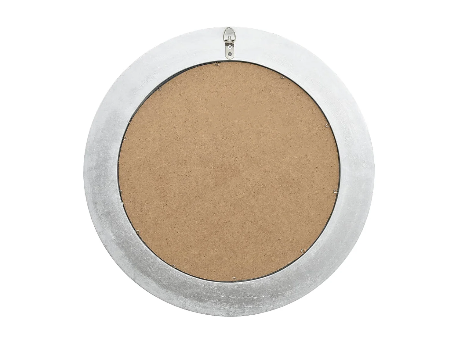 Miroir mural rond style argenté 50 x 0 x 50 cm DEC022888