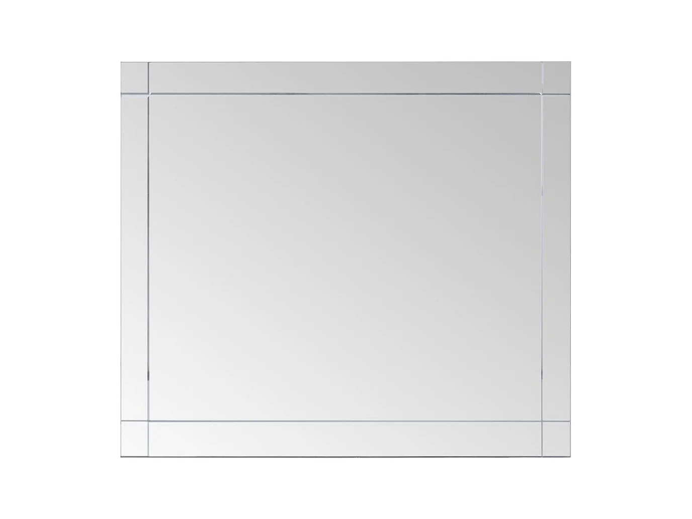 Miroir mural 100x60 cm verre 100 x 5 x 60 cm DEC022776