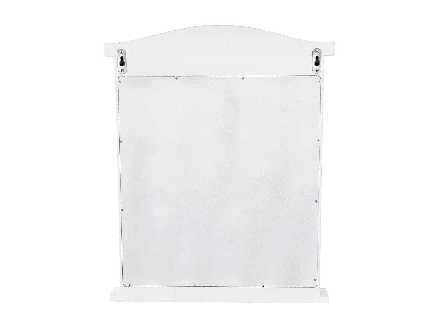 Miroir mural design fenêtre effet bois blanche 42 x 5 x 53 cm 04_0003704