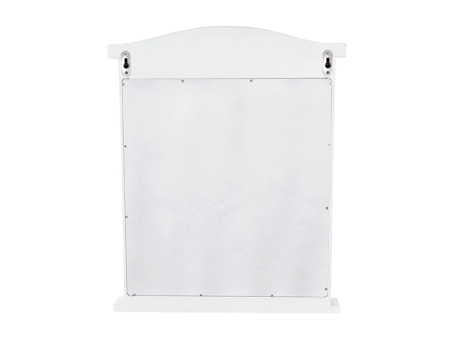 Miroir mural design fenêtre effet bois blanche 42 x 5 x 53 cm 04_0003704