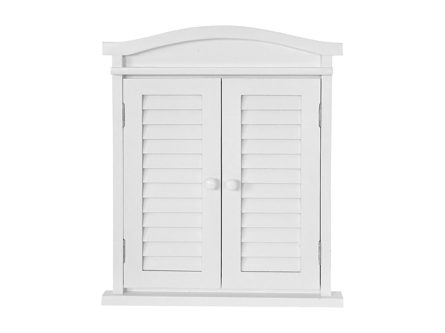 Miroir mural design fenêtre effet bois blanche 42 x 5 x 53 cm 04_0003704