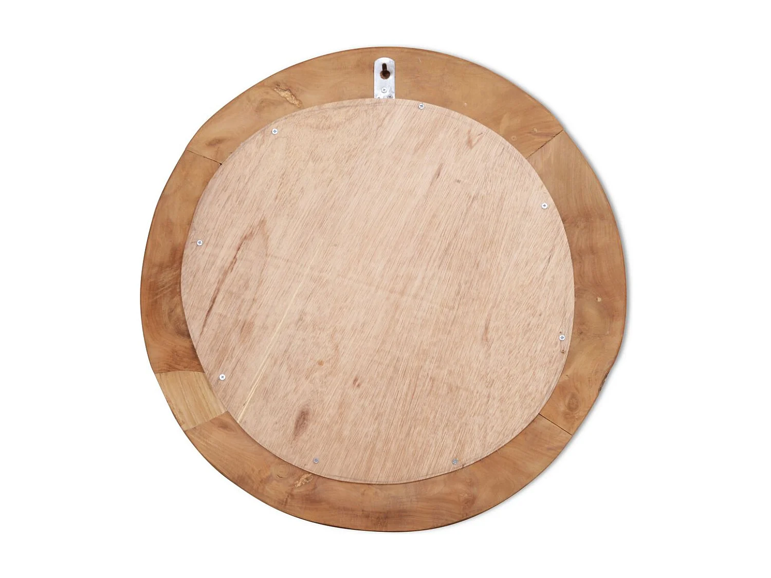 Miroir décoratif rond Teck 60 x 60 x 60 cm DEC022669