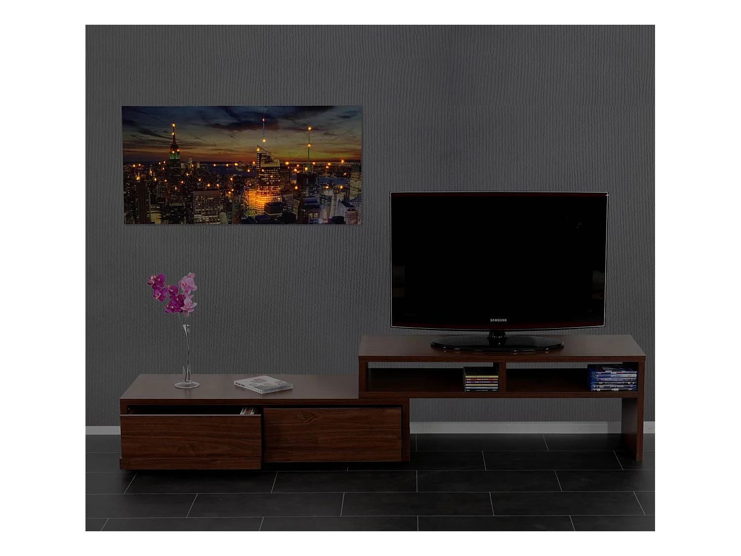 Tableau LED sur toile 100 x 2.5 x 50 cm 04_0003571