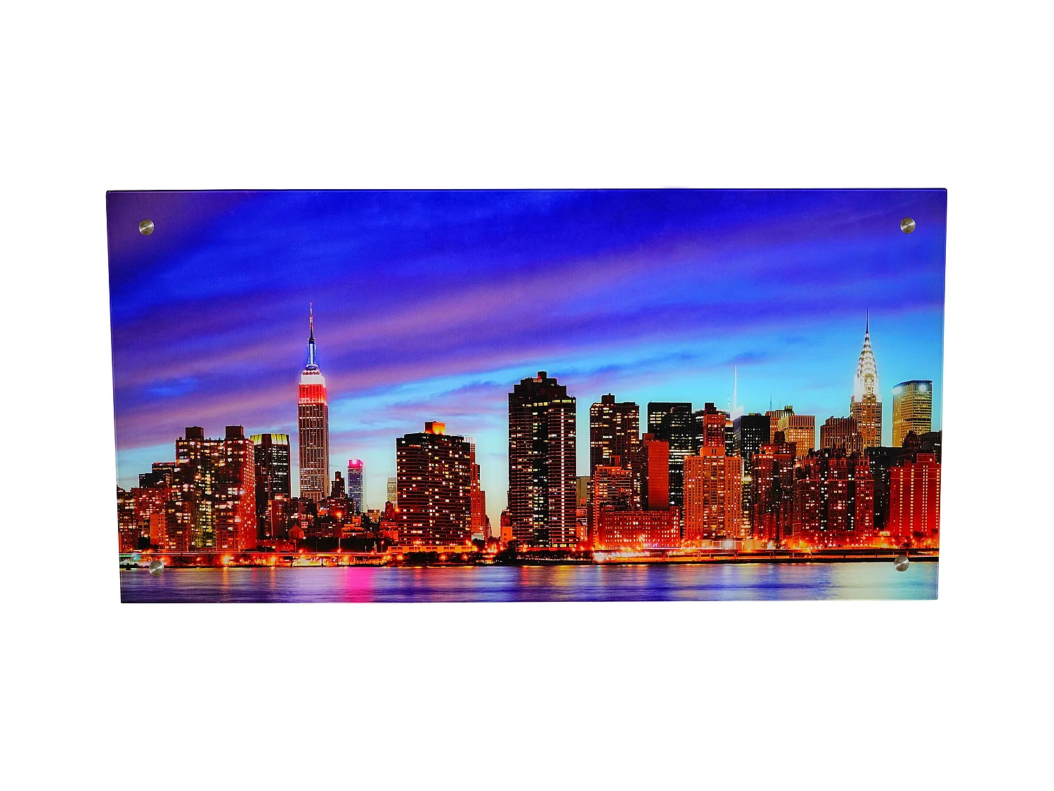 Tableau sur verre motif verre 100 x 100 x 50 cm DEC04020